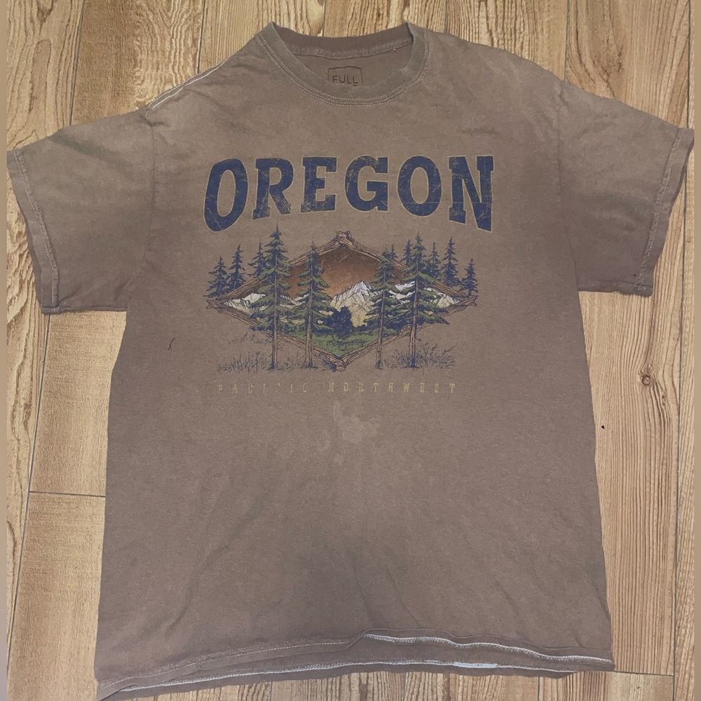 Tillys brown oregon shirt